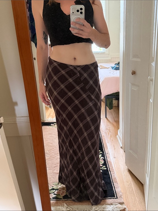 Free People Dresses & Skirts - Free People Plaid Maxi Skirt